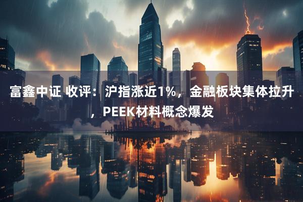 富鑫中证 收评：沪指涨近1%，金融板块集体拉升，PEEK材料概念爆发