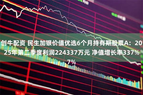 创牛配资 民生加银价值优选6个月持有期股票A：2025年第二季度利润224337万元 净值增长率337%